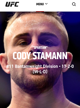 UFC Cody Stamann